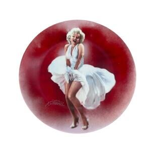 Vintage Marilyn Monroe The Seven Year Itch Plate by Chris Notarile 1990 Delphi